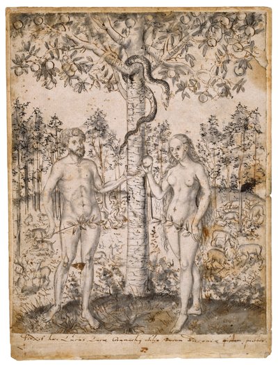 The Fall of Man, after 1549 by Lucas Cranach the Elder